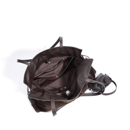 李記 | 原創手工真皮 | 韓版復古磨砂質感の馬鞍包xj9394a號