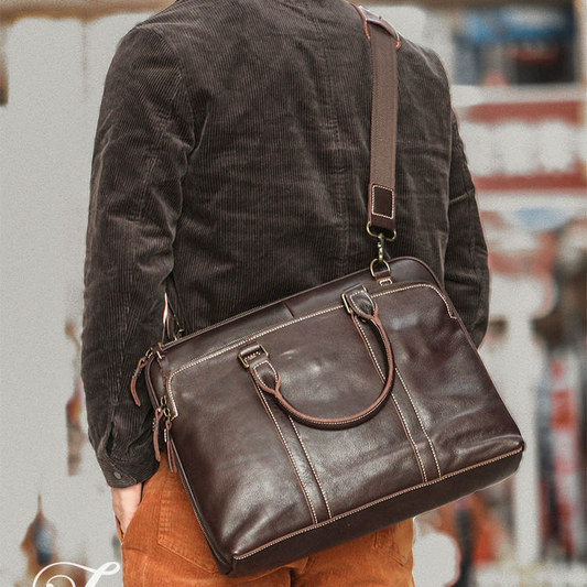 李記 | 原創手工真皮 | 絕不能將就の公文包yd8150號