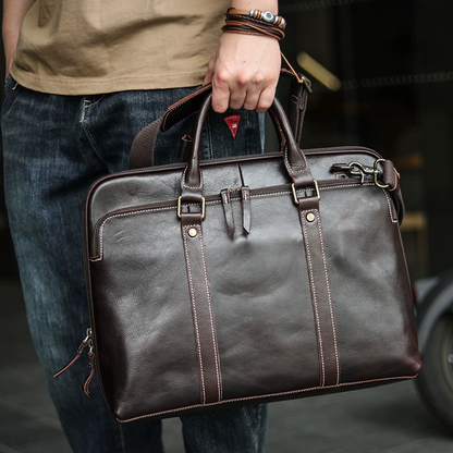 李記 | 原創手工真皮 | 絕不能將就の公文包yd8150號