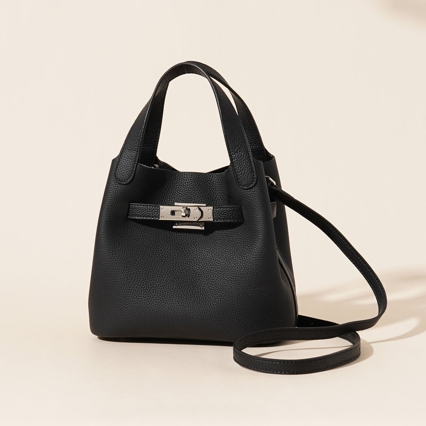 李記 | 原創手工真皮 | 荔枝紋菜籃子包yn3514號