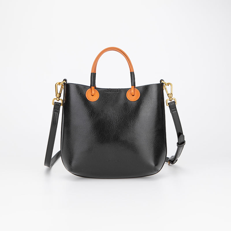 Li Ji | Original handmade genuine leather | Conflicting color design for a small number of vintage handbags ZB093 