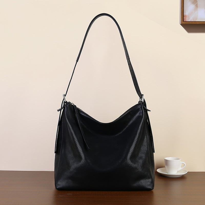 李記 | 原創手工真皮 | 輕奢輕撫い單肩腋下包zl2772號