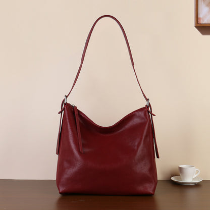 李記 | 原創手工真皮 | 輕奢輕撫い單肩腋下包zl2772號