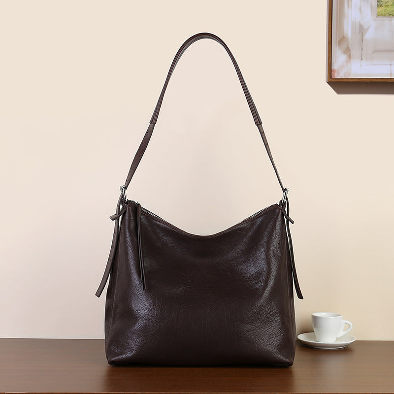 李記 | 原創手工真皮 | 輕奢輕撫い單肩腋下包zl2772號