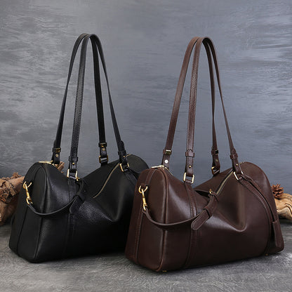 李記 | 原創手工真皮 | 經典グ 大容量バッグ波士頓包zr8818號