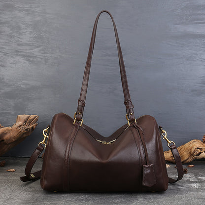 李記 | 原創手工真皮 | 經典グ 大容量バッグ波士頓包zr8818號