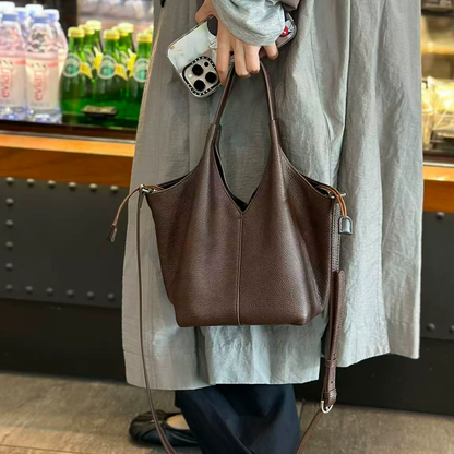 李記 | 原創手工真皮 | 休閒簡約風の菜籃子包aan235號