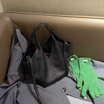 李記 | 原創手工真皮 | 休閒簡約風の菜籃子包aan235號