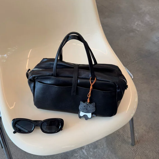 李記 | 原創手工真皮 | 頭層植鞣羊皮の保齡球包aan258號