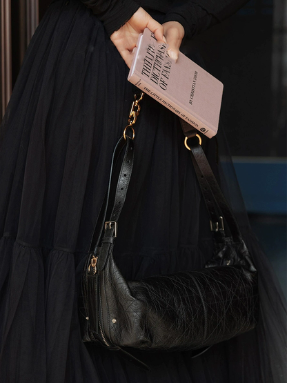 李記 | 原創手工真皮 | 鬆弛有型の流浪包an286號