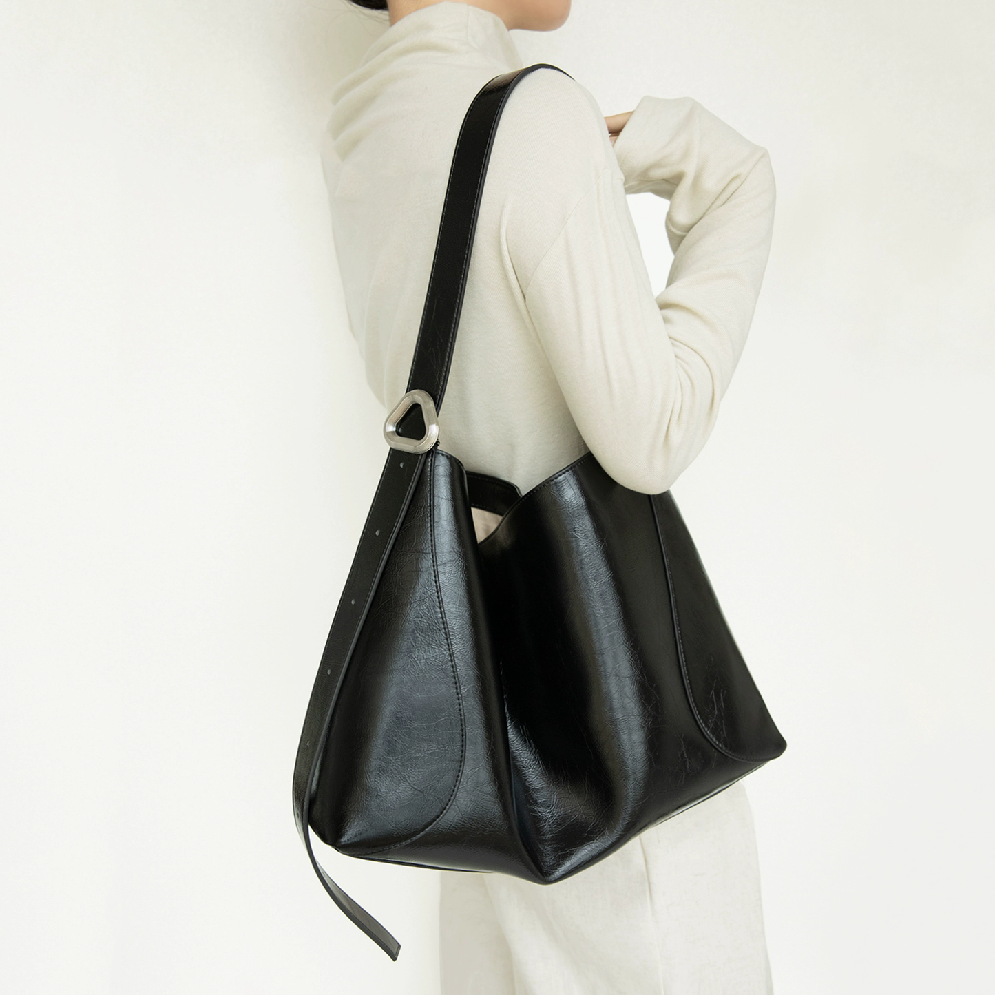 李記 | 原創手工真皮 | 油蠟牛皮が通勤托特包bb1071號