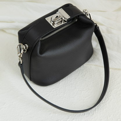 李記 | 原創手工真皮 | 小眾設計い荔枝紋真皮の便當包bb1075號