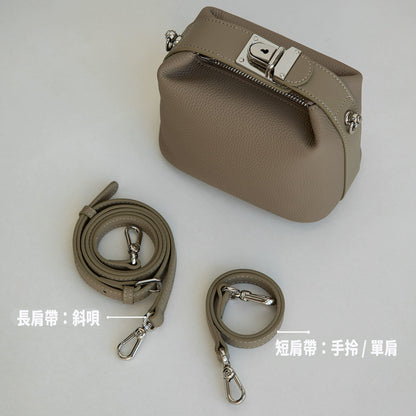 李記 | 原創手工真皮 | 小眾設計い荔枝紋真皮の便當包bb1075號