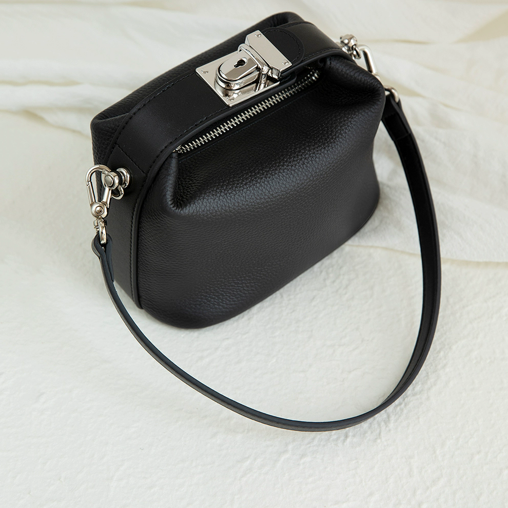 李記 | 原創手工真皮 | 小眾設計い荔枝紋真皮の便當包bb1075號