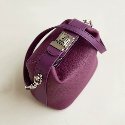 李記 | 原創手工真皮 | 小眾設計い荔枝紋真皮の便當包bb1075號