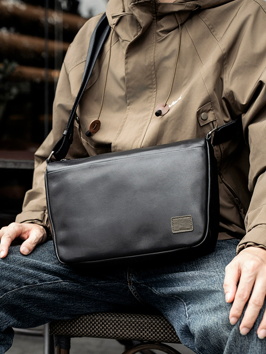 李記 | 原創手工真皮 | 適應百變場合不挑風格の斜唄包bl229號