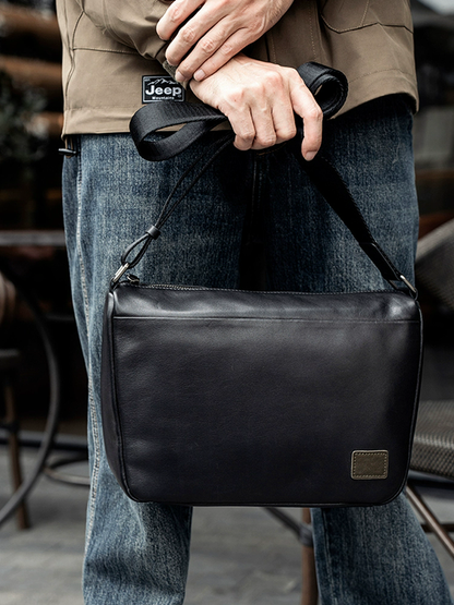 李記 | 原創手工真皮 | 適應百變場合不挑風格の斜唄包bl229號