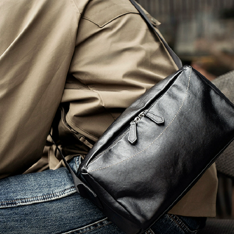 李記 | 原創手工真皮 | 個性又有造型の斜唄包bl231號