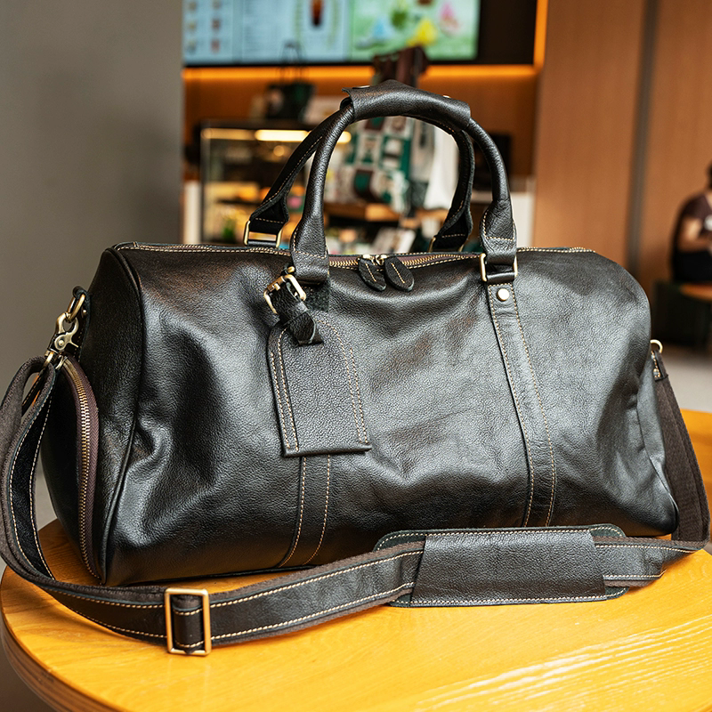 李記 | 原創手工真皮 | 手提+多背法露營旅行靈活切換の差旅包bl362號