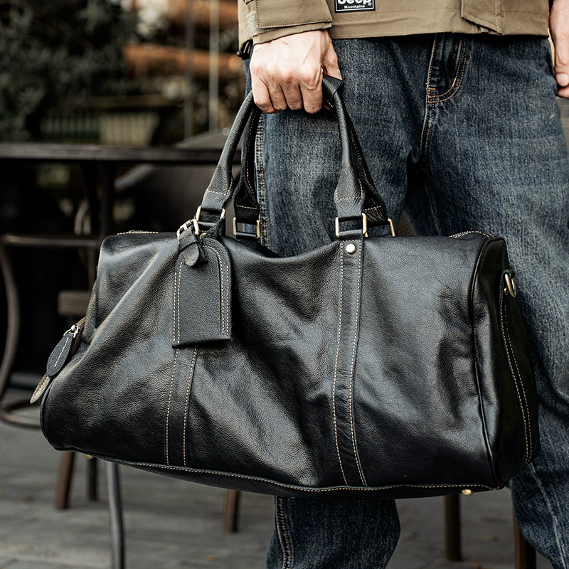 李記 | 原創手工真皮 | 手提+多背法露營旅行靈活切換の差旅包bl362號