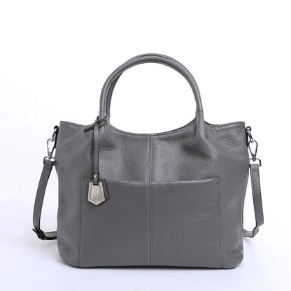 李記 | 原創手工真皮 | 実用の通勤い容量が大き手提包bs0910號