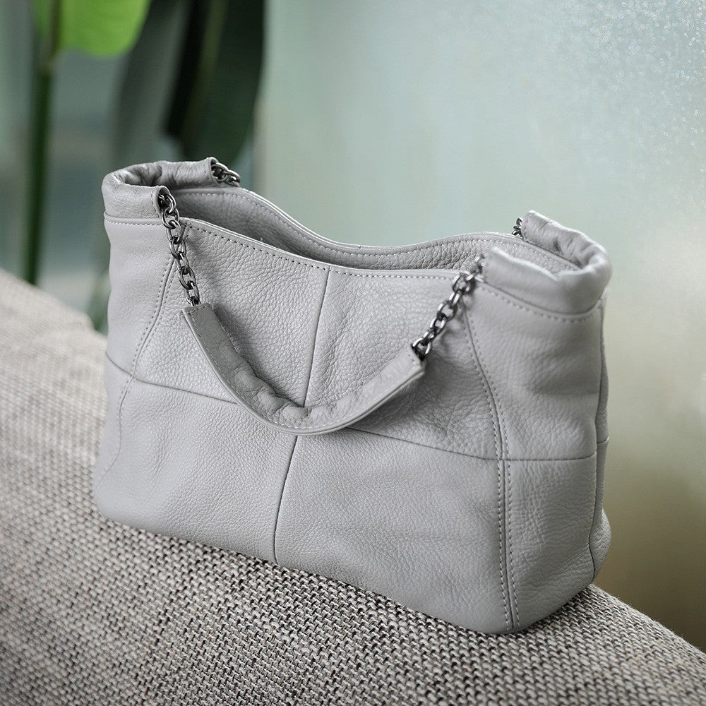 李記 | 原創手工真皮 | 經典耐用い軟皮手提包bs8920號