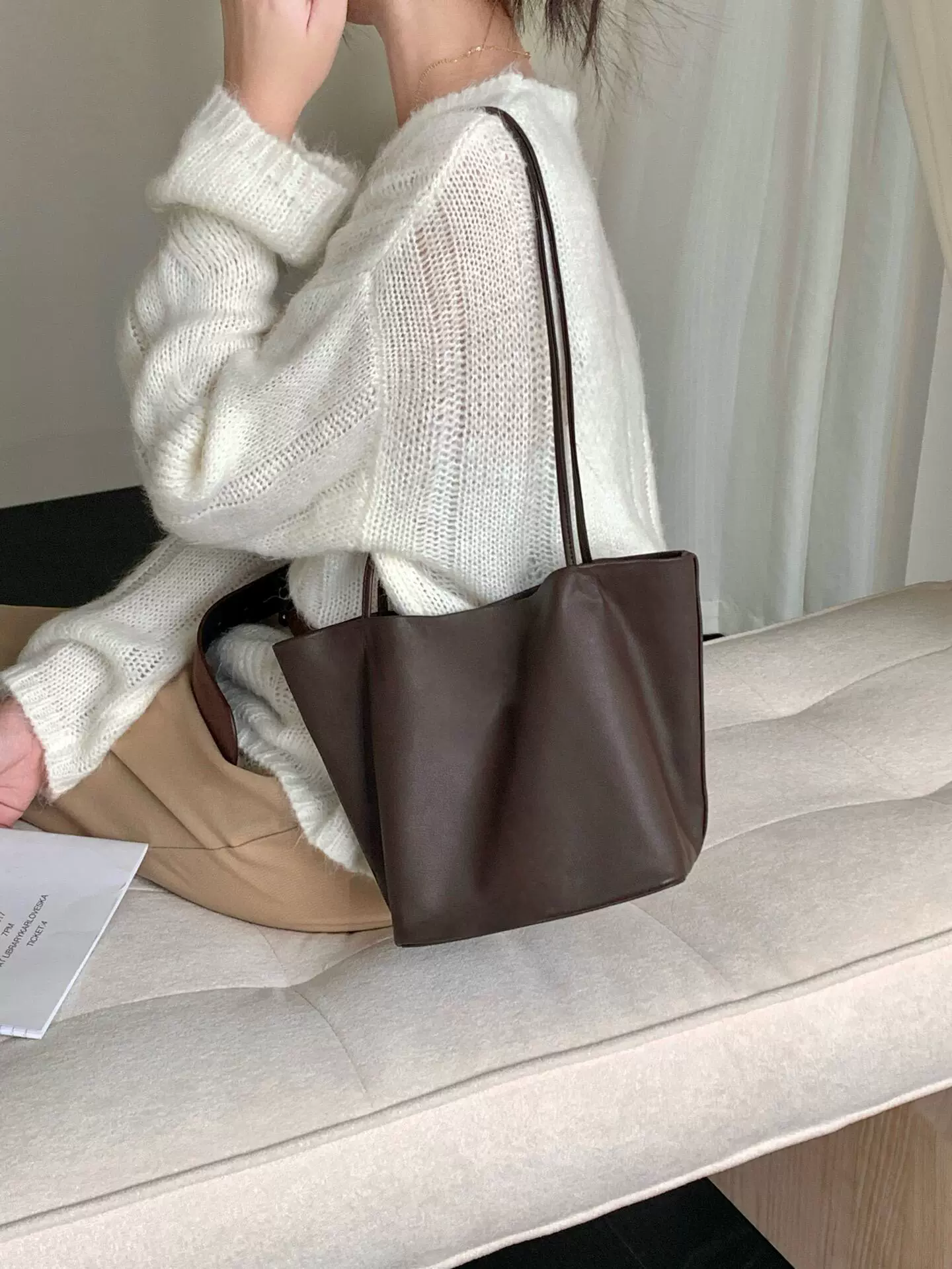 李記 | 原創手工真皮 | 休閒百搭隨心の托特包ch811號