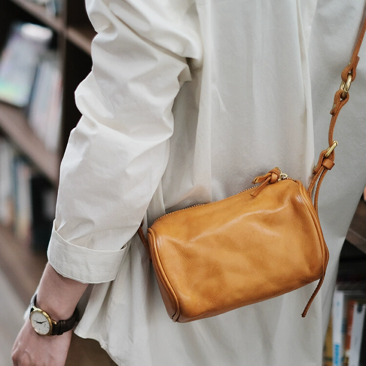 李記 | 原創手工真皮 | 日系バ本革円筒包cm288號