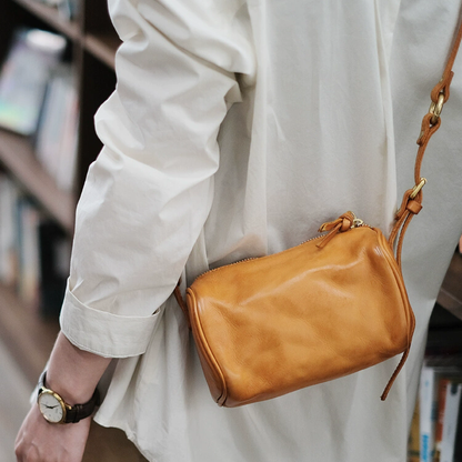 李記 | 原創手工真皮 | 日系バ本革円筒包cm288號