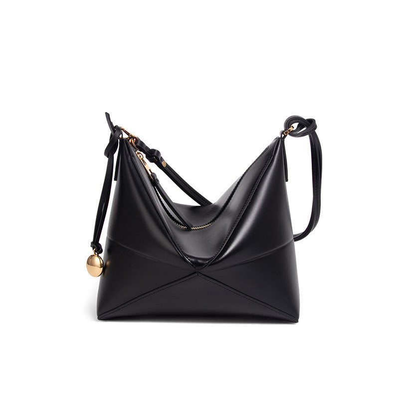 李記 | 原創手工真皮 | 幾何折疊い腋下包ds569號