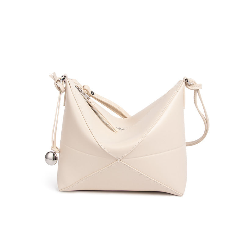 李記 | 原創手工真皮 | 幾何折疊い腋下包ds569號