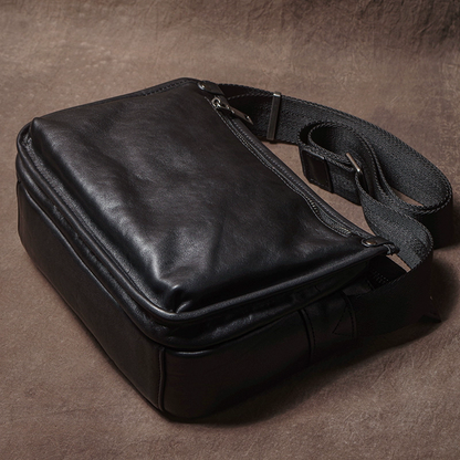 李記 | 原創手工真皮 | 輕便百搭款の斜唄包jz258號