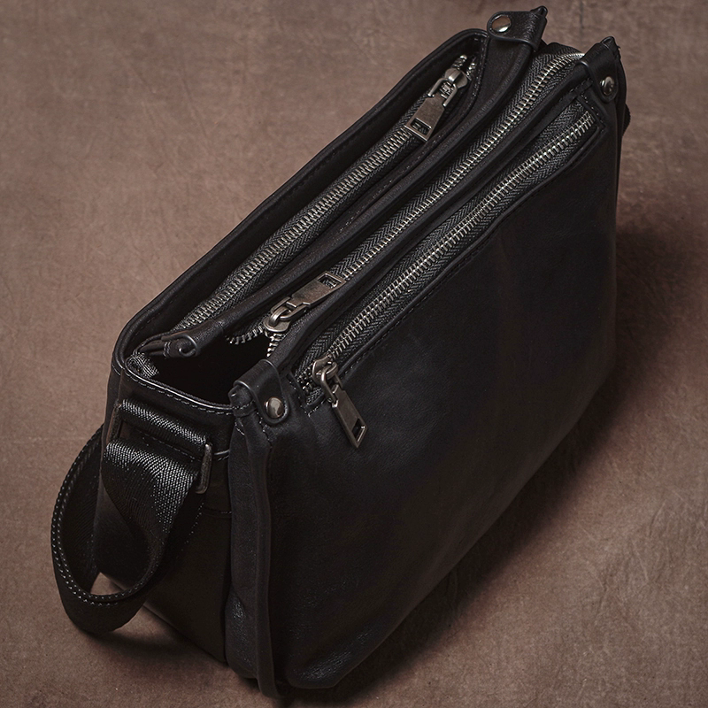 李記 | 原創手工真皮 | 輕便百搭款の斜唄包jz258號