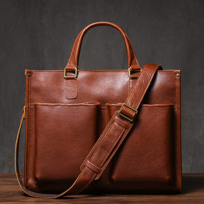 李記 | 原創手工真皮 | 革の質感がよ公文包jz358號