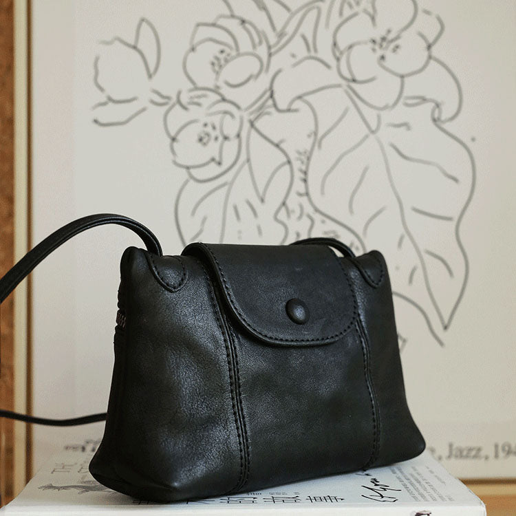 李記 | 原創手工真皮 | 懐旧の息い自然手作業て通勤包K80180號