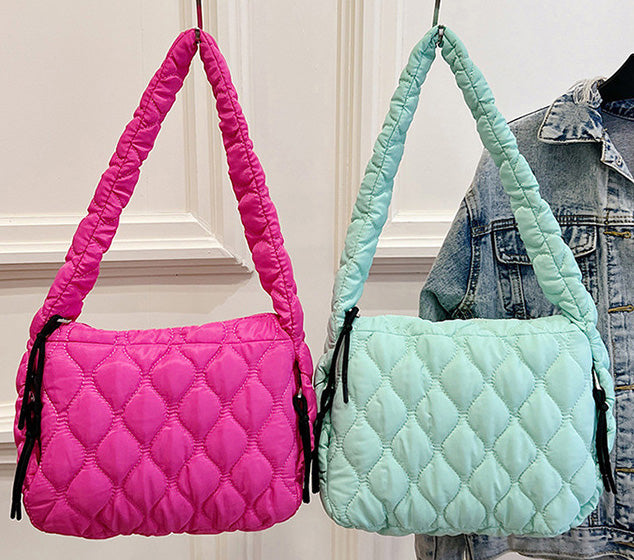 李記 | 原創手工真皮 | 高級感が簡約で休閒褶皺雲朵包01020號