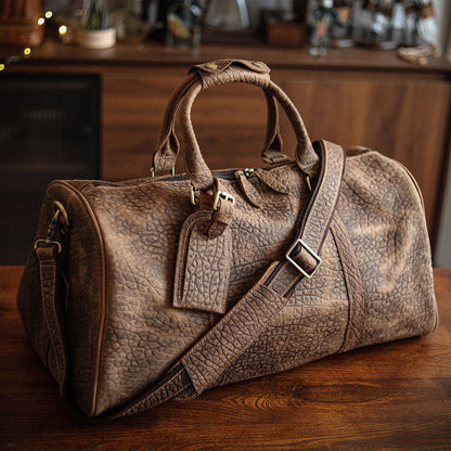 李記 | 原創手工真皮 | 超高性價比の戶外差旅旅行包38593號