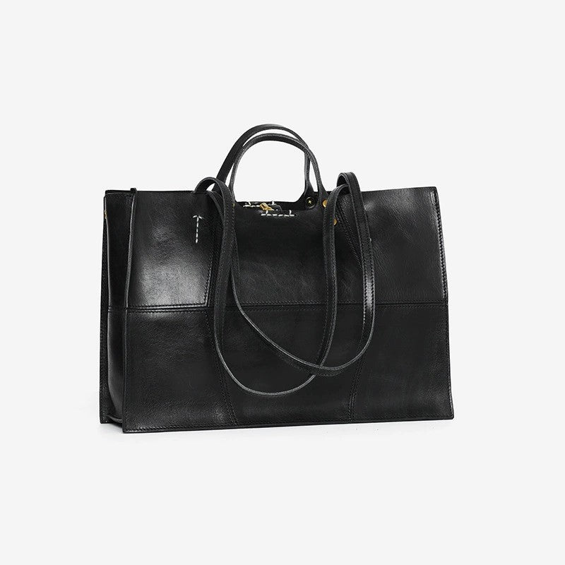 Li Ji | Original handmade leather | Commuting Tote Bag Motorcycle Bag No. 9943