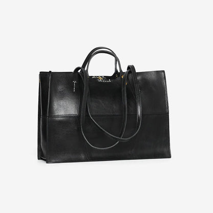 Li Ji | Original handmade leather | Commuting Tote Bag Motorcycle Bag No. 9943