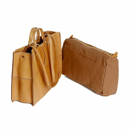 Li Ji | Original handmade leather | Commuting Tote Bag Motorcycle Bag No. 9943