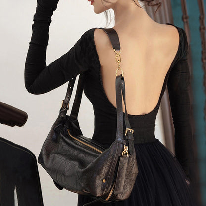 李記 | 原創手工真皮 | 鬆弛有型の流浪包an286號