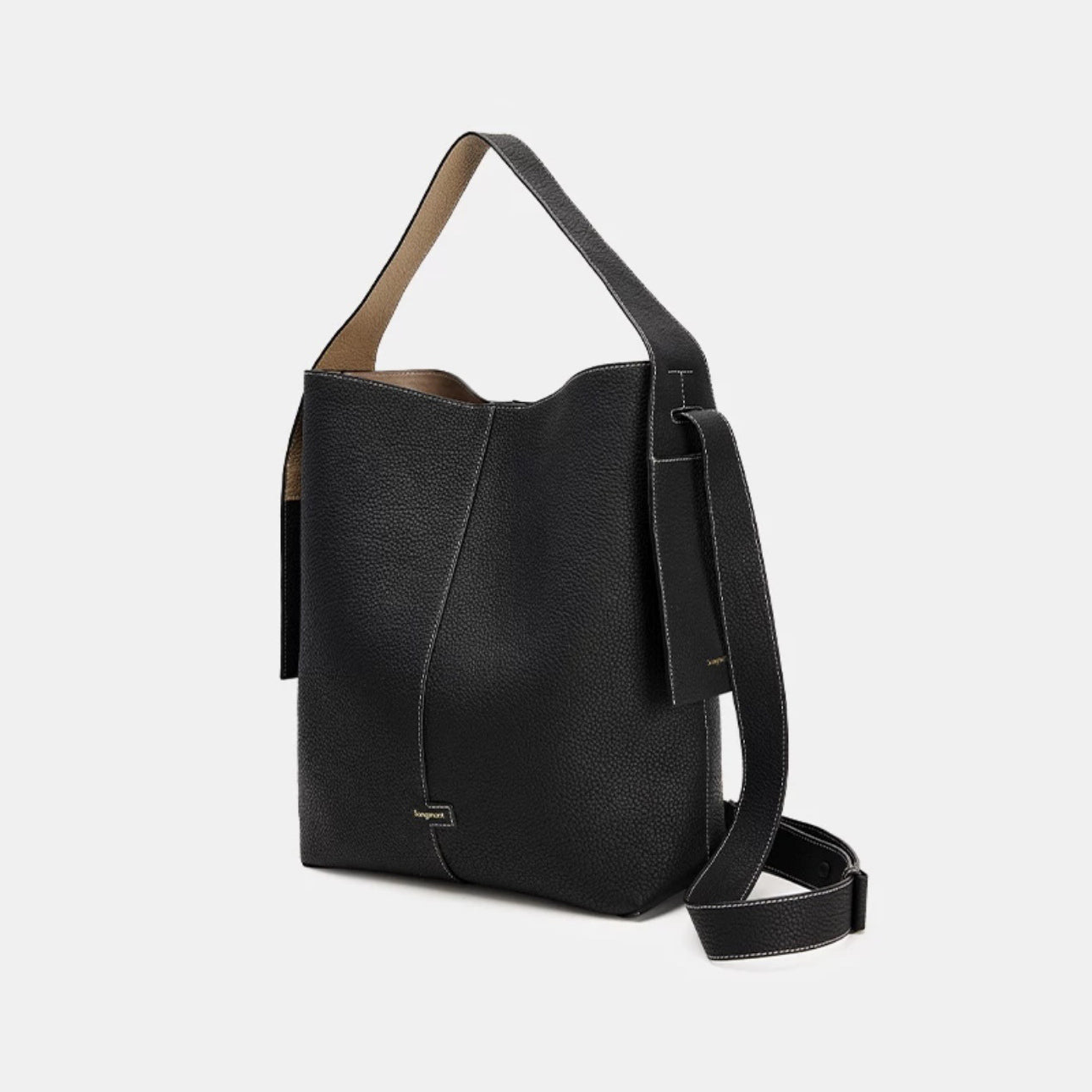 Li Ji | Original handmade genuine leather | Tote bag with lazy feel and looks good on anyone carrying it No. BB2210