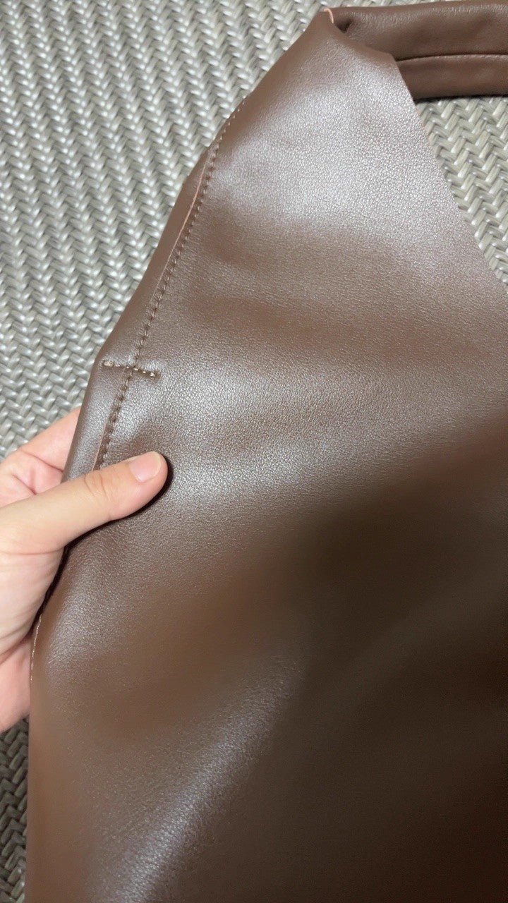 李記 | 原創手工真皮 | 慵懶風~內膽+大容量托特包bb42號