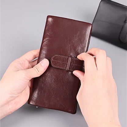 李記 | 原創手工 | 真皮牛皮錢夾/多卡位卡包 6018號