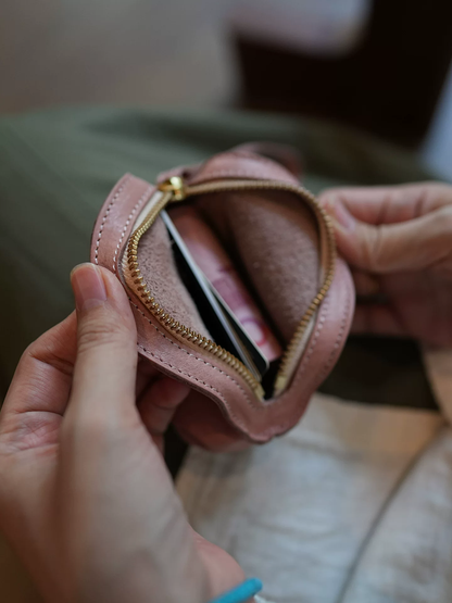 李記 | 原創手工真皮 | 本革小銭カ零錢飾品収納包ls108號