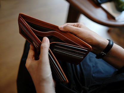 李記 | 原創手工真皮 | 手製リ編織の短款錢包ls117號