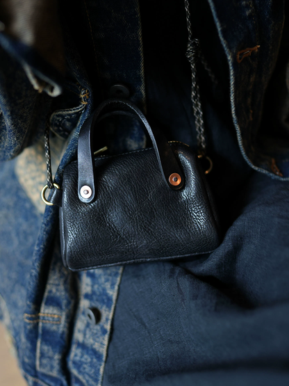 李記 | 原創手工真皮 | 人気の迷你斜唄包ls120號