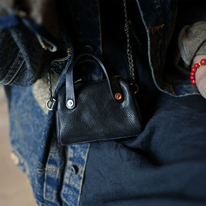 李記 | 原創手工真皮 | 人気の迷你斜唄包ls120號