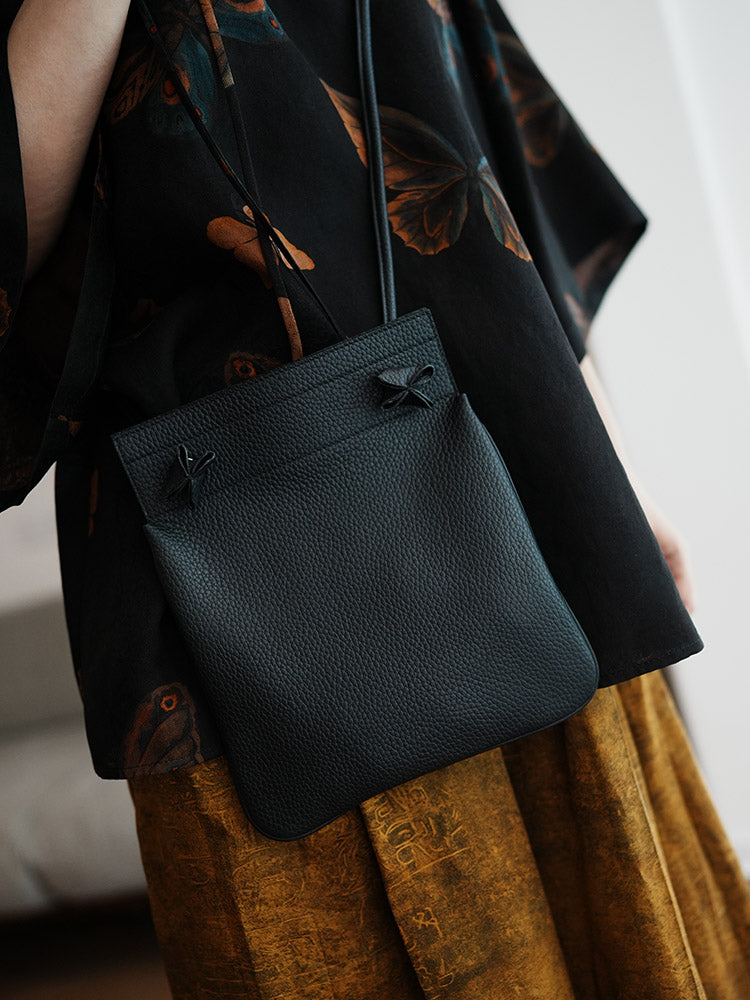 李記 | 原創手工真皮 | Q彈~解放雙手い休閒散步バ手機包ls151號