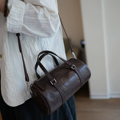 李記 | 原創手工真皮 | 極簡輪廓の圓筒包ls170號